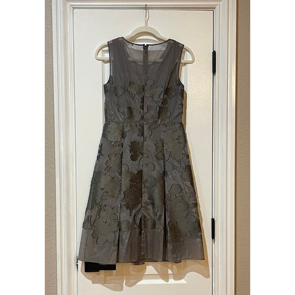 Elie Tahari Cocoa Jessy Sleeveless Fit & Flare Dress Size 2 - Picture 4 of 11